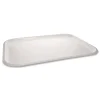 Best 18 in. x 14 in. Laminated Foam Serving Tray - White (100/Carton) Tabletop And Serveware