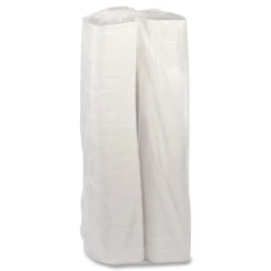 Clearance 5.1 in. x 5.1 in. x 0.65 in. #1S Foam Supermarket Tray - White (1000/Carton) Tabletop And Serveware