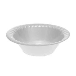 Sale 12 oz. Placesetter Deluxe Laminated Foam Dinnerware Bowl - White (1000/Carton) Tabletop And Serveware