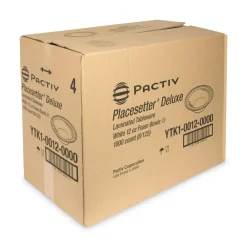 Sale 12 oz. Placesetter Deluxe Laminated Foam Dinnerware Bowl - White (1000/Carton) Tabletop And Serveware