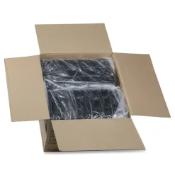 Discount EarthChoice 9 in. x 6 in. x 3.25 in. Plastic SmartLock Microwavable MFPP Hinged Lid Container - Black (270/Carton) Tabletop And Serveware