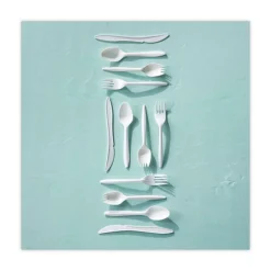 Discount Fieldware Mediumweight Spork Cutlery - White (1,000/Carton) Tabletop And Serveware