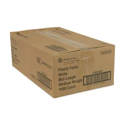 Sale Fieldware Mediumweight Fork Cutlery - White (1,000/Carton) Tabletop And Serveware