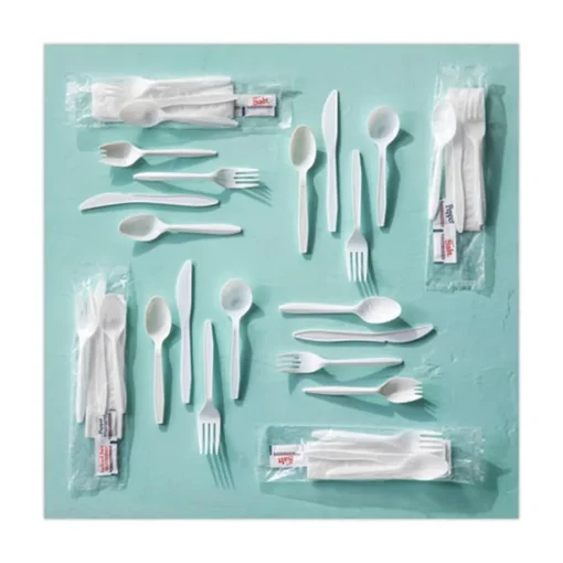 Sale Fieldware Mediumweight Fork Cutlery - White (1,000/Carton) Tabletop And Serveware