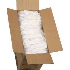 Online Mediumweight Plastic Fieldware Cutlery Napkin/Spork/Straw Kit - White (1000/Carton) Tabletop And Serveware