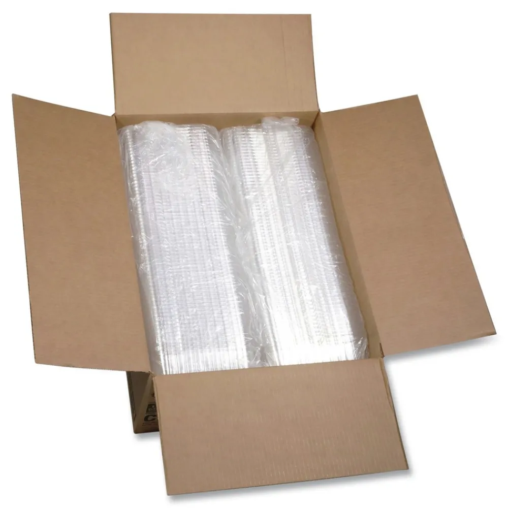 Best 17S Deep Dome 8.3 in. x 4.8 in. x 2.1 in. Plastic OPS Dome-Style Lid - Clear Tabletop And Serveware