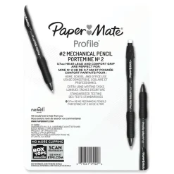 Hot 0.7 mm HB (#2) Profile Mechanical Pencils - Black Lead/Assorted Barrel Colors (8/Pack) Pens, Pencils & Markers