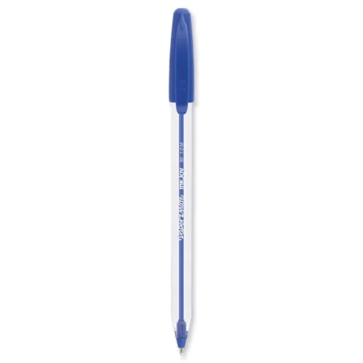 Sale Medium 1 mm InkJoy 50ST Stick Ballpoint Pen - Blue Ink/Clear Barrel (60/Pack) Pens, Pencils & Markers