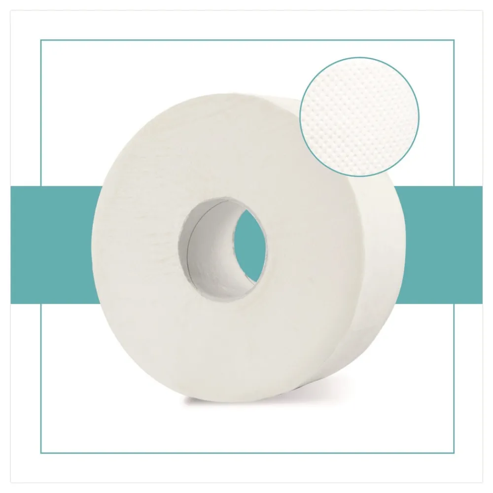 Best 3.3 in. x 750 ft. 1-Ply HyTech Seas Septic Safe Mini JRT - White (6/Carton) Cleaning & Janitorial Supplies