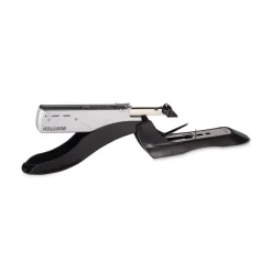 Spring-Powered Premium Heavy-Duty Stapler with 100-Sheet Capacity - Black/Silver Office Staplers & Punches