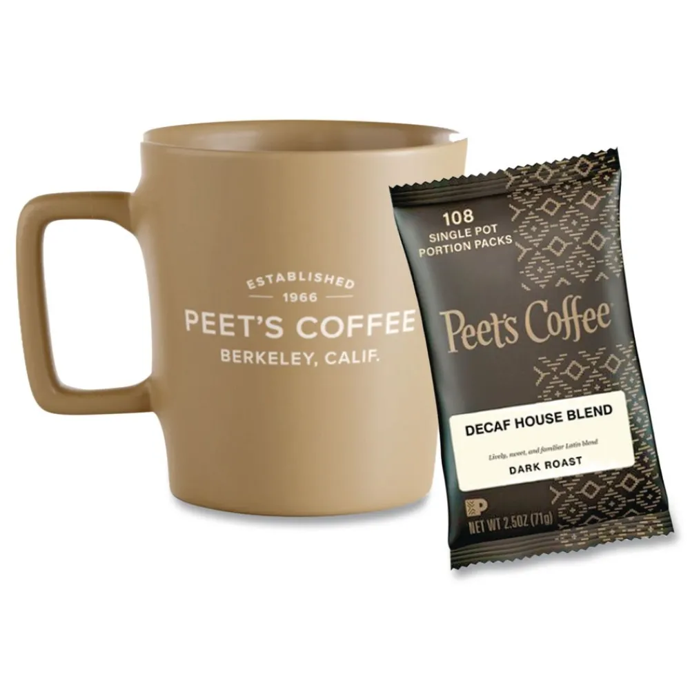 Sale 504913 House Blend 2.5 oz. Frack Pack Decaf Coffee Portion Packs (18/Box) Food And Snacks