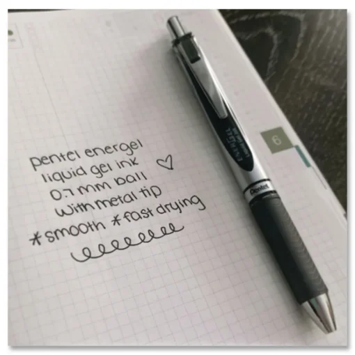 Outlet Bold 1 mm EnerGel RTX Retractable Gel Pen - Black Ink and Black/Gray Barrel Pens, Pencils & Markers