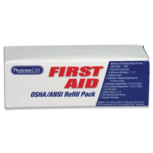 New OSHA First Aid Refill Kit (1-Kit) Emergency Response