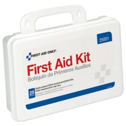 Plastic Case First Aid Kit for Use by Up to 25 People (113-Pieces/Kit) Emergency Response