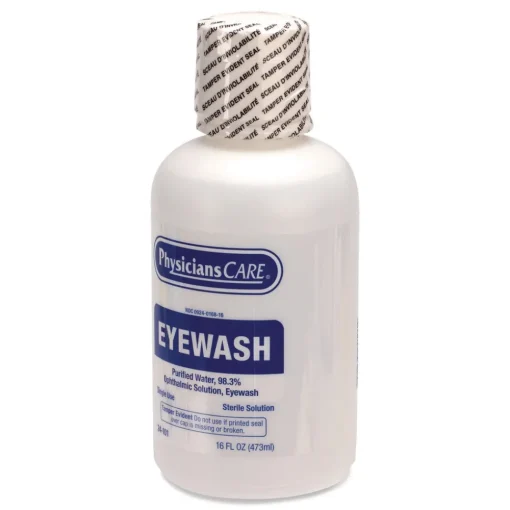 16 oz Bottle Eye Wash (12/Carton) Emergency Response