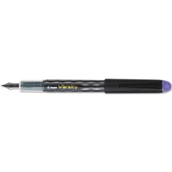 Outlet Varsity Medium 1 mm Fountain Pen - Purple Ink/Clear/Black/Purple Barrel Pens, Pencils & Markers