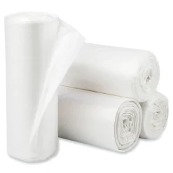 Hot 37 in. x 50 in. 1.35 mil 44 gal. Eco Strong Plus Can Liners - Natural (100/Carton) Trash & Waste Bins