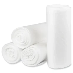 Hot 37 in. x 50 in. 1.35 mil 44 gal. Eco Strong Plus Can Liners - Natural (100/Carton) Trash & Waste Bins