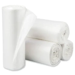 Online Eco Strong Plus 33 in. x 39 in. 13 mic 33 Gallon Can Liners - Natural (250/Carton) Trash & Waste Bins