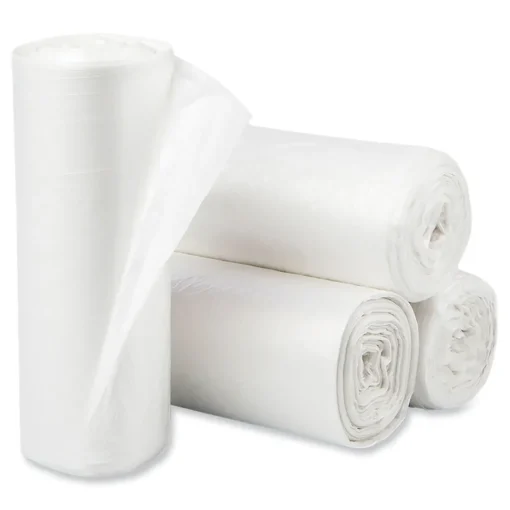Sale Eco Strong Plus 38 in. x 58 in. 16 mic 60 Gallon Can Liners - Natural (200/Carton) Trash & Waste Bins