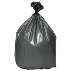 Online 33 Gallon 1.35 mil 33 in. x 40 in. Can Liners - Gray (50/Carton) Trash & Waste Bins