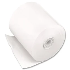 Hot 3 in. x 225 ft. Direct Thermal Printing Thermal Paper Rolls - White (24/Carton) Paper & Printables
