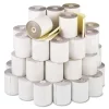 Discount 3 in. x 90 ft. Impact Printing Carbonless Paper Rolls - White/Canary (50/Carton) Paper & Printables