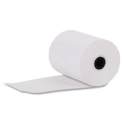 Online 3.25 in. x 243 ft. 1-Ply Impact Bond Paper Rolls - White (4/Pack) Cleaning & Janitorial Supplies