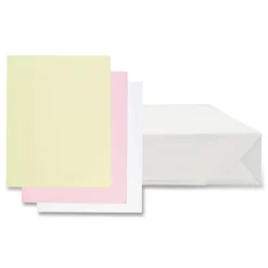Clearance 8.5 in. x 11 in. 3-Part Digital Carbonless Paper - White/Canary/Pink (5010/Carton) Cleaning & Janitorial Supplies