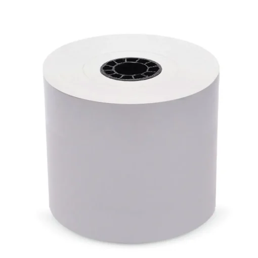 Best ICX90230088 3.15 in. x 270 ft. Sticky Media - White (12 Rolls/Carton) Paper & Printables