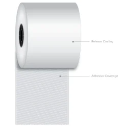 Best ICX90230088 3.15 in. x 270 ft. Sticky Media - White (12 Rolls/Carton) Paper & Printables
