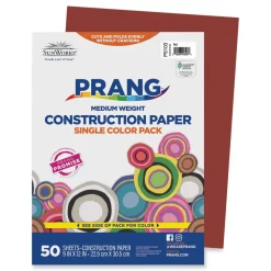 Online SunWorks 9 x 12 Construction Paper - Red (50/Pack) Cleaning & Janitorial Supplies