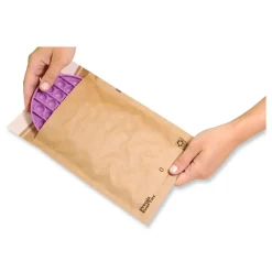 Sale EverTec 7 in. x 9 in. No. 0 Self-Adhesive Closure Kraft Paper Curbside Recyclable Padded Mailer - Brown (300/Carton) Mailing, Packing & Shipping