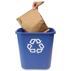 Discount EverTec 14 in. x 9 in. No. 4 Self-Adhesive Closure Kraft Paper Curbside Recyclable Padded Mailer - Brown (150/Carton) Mailing, Packing & Shipping