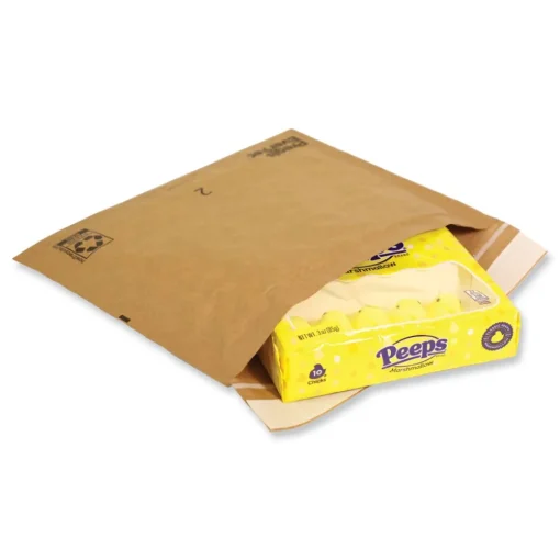 Discount EverTec 14 in. x 9 in. No. 4 Self-Adhesive Closure Kraft Paper Curbside Recyclable Padded Mailer - Brown (150/Carton) Mailing, Packing & Shipping