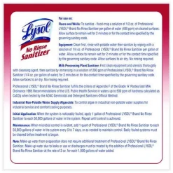 Best 1 Gallon Bottle No Rinse Sanitizer Concentrate (4/Carton) Cleaning & Janitorial Supplies