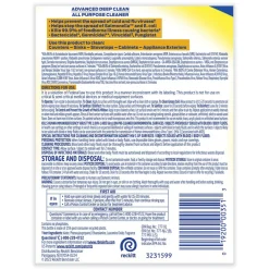 Outlet 32 oz Advanced Deep Clean All Purpose Cleaner - Lemon Breeze Cleaning & Janitorial Supplies