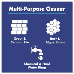 Clearance Tile and Concrete Cleaner 6 x 1.5 Gray (12/Carton) Cleaning & Janitorial Supplies