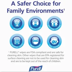 Online 9111-12 5.78 in. x 7 in. Premoistened Hand Sanitizing Wipes - Fresh Citrus, White (12/Carton) Skin Care & Personal Hygiene