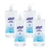 Clearance 5015-04 1.5 L Pump Bottle Advanced Hand Sanitizer Refreshing Gel - Clean Scent (4/Carton) Skin Care & Personal Hygiene
