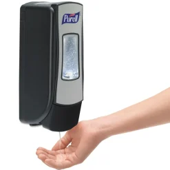 Online 8703-04 700 mL Fragrance Free Green Certified Advanced Refreshing Gel Hand Sanitizer for ADX-7 (4/Carton) Skin Care & Personal Hygiene