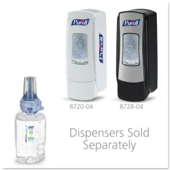 Online 8703-04 700 mL Fragrance Free Green Certified Advanced Refreshing Gel Hand Sanitizer for ADX-7 (4/Carton) Skin Care & Personal Hygiene