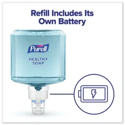 7785-02 1200 ml Fragrance-Free CLEAN RELEASE Technology (CRT) HEALTHY SOAP High Performance Foam for ES8 Dispensers (2/Carton) Cleaning & Janitorial Supplies