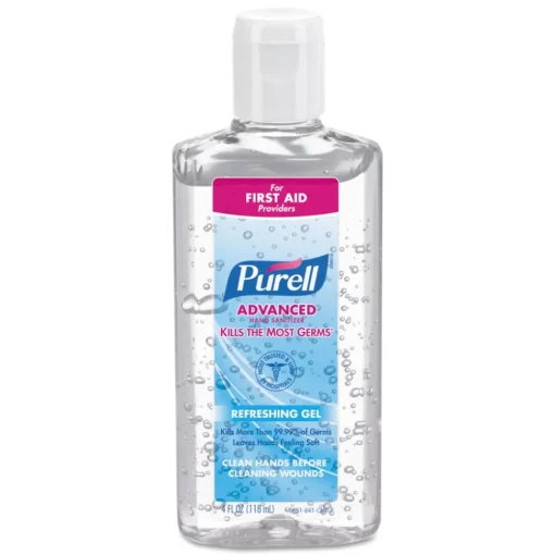 Discount 9651-24 4 oz. Flip-Cap Bottle Advanced Refreshing Gel Hand Sanitizer - Clean Scent (24/Carton) Skin Care & Personal Hygiene