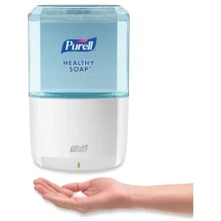 1200 mL 5.25 in. x 8.8 in. x 12.13 in. ES6 Soap Touch-Free Dispenser - White Skin Care & Personal Hygiene