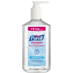 New Advanced 12 oz. Refreshing Gel Hand Sanitizer Pump Bottle - Clean Scent (12/Carton) Skin Care & Personal Hygiene