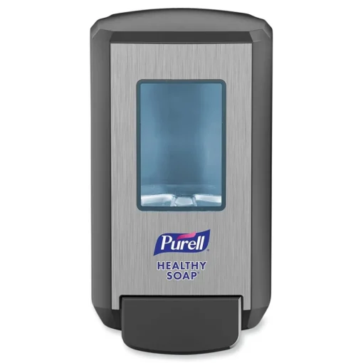 Outlet CS4 4.88 in. x 8.8 in. x 11.38 in. Push-Style Soap Dispenser - Graphite (1/Carton) Skin Care & Personal Hygiene
