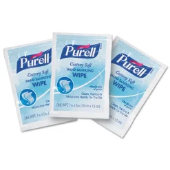 Outlet 9026-1M 5 in. x 7 in. Cottony Soft Individually Wrapped Sanitizing Hand Wipes - Unscented, White (1000/Carton) Skin Care & Personal Hygiene
