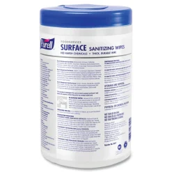 Discount 1-Ply 10 in. x 7 in. Fragrance-Free Foodservice Surface Sanitizing Wipes - White (6/Carton) Cleaning & Janitorial Supplies