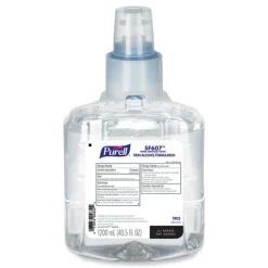 Clearance SF607 1200 mL Instant Foam Hand Sanitizer Refill - Fragrance Free (2/Carton) Skin Care & Personal Hygiene